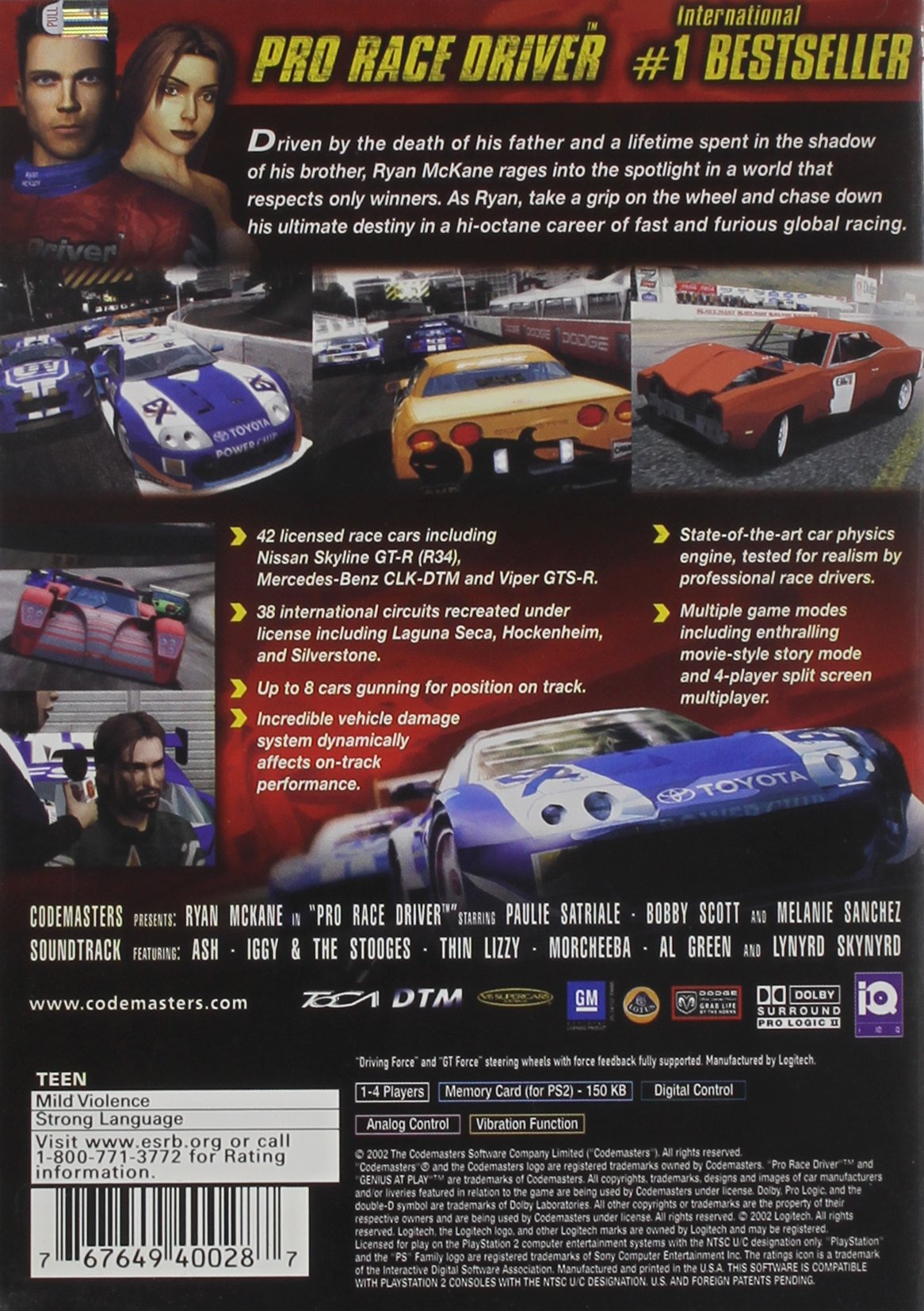 【北米版・未開封品】プロレースドライバー　PS2 Pro Race Driver - PlayStation 2 [video game] | Amazon.com.br